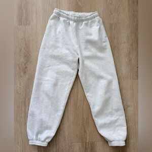 TNA Cozy Fleece Mega Jogger | Light Gray